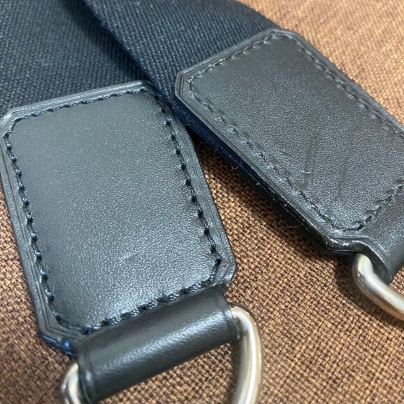 Louis Vuitton Logo Jacquard Shoulder Strap Only Sacs Silver Color Hardware Men - Picture 4 of 7